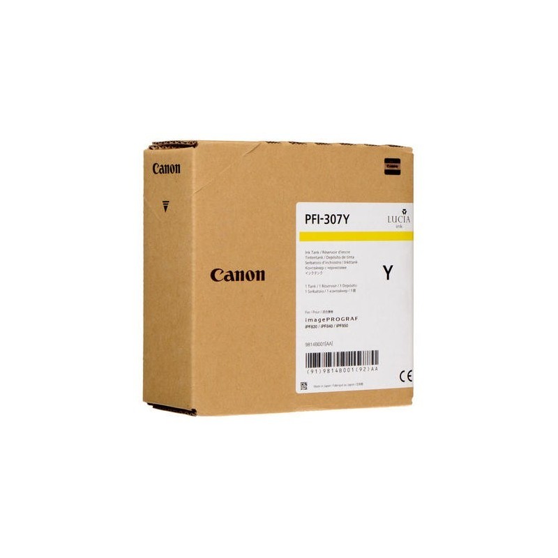 Encre jaune Canon pour IPF830 / IPF850.... (PFI-307)