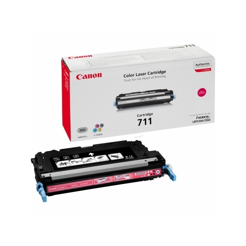 Toner magenta Canon EP-711 pour LBP 5300 / i-SENSYS LBP5300, Toner Express : achat en ligne de Toner magenta Canon EP-711 pour L