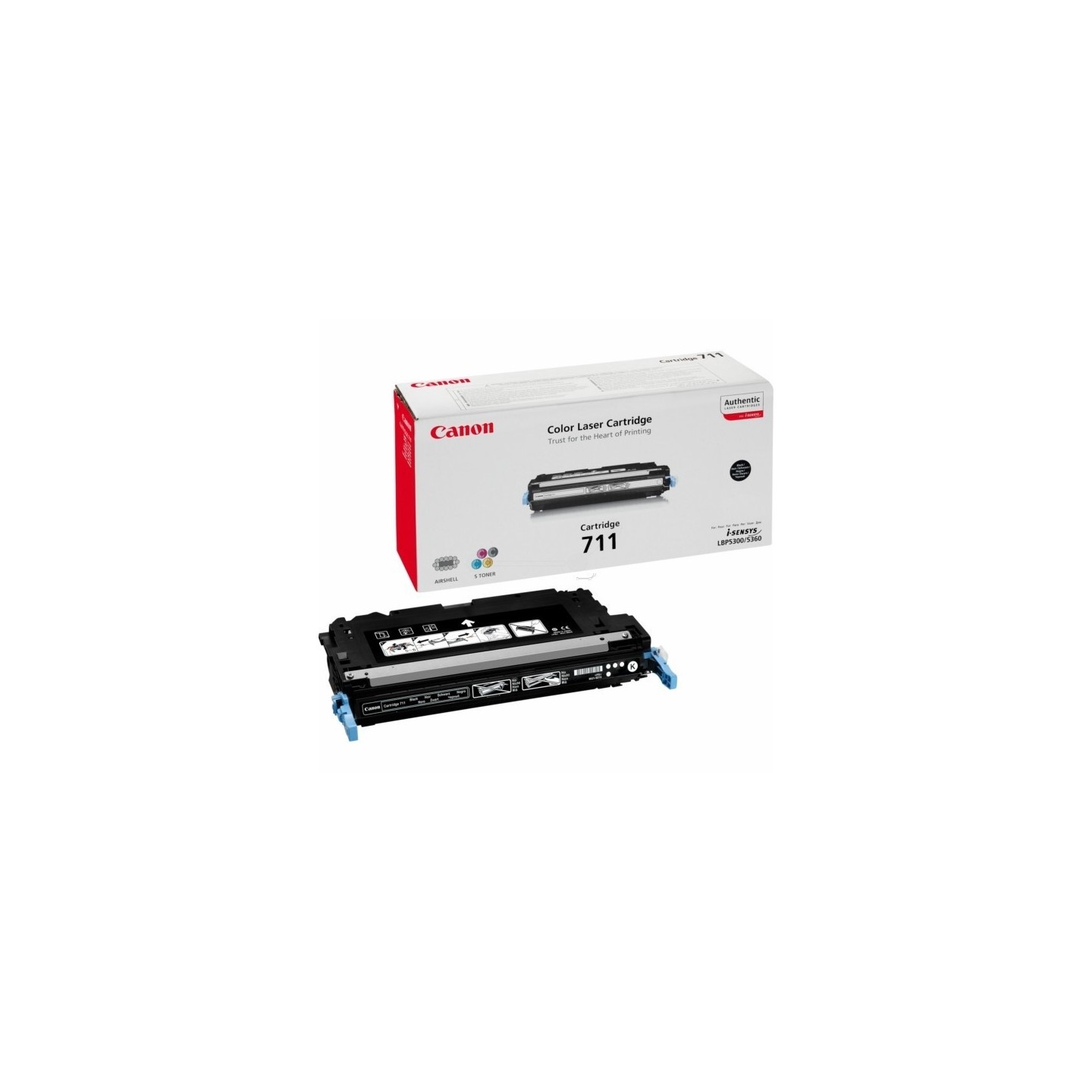 Toner noir Canon EP-711 pour LBP 5300 / i-SENSYS LBP5300, Toner Express : achat en ligne de Toner noir Canon EP-711 pour LBP 530
