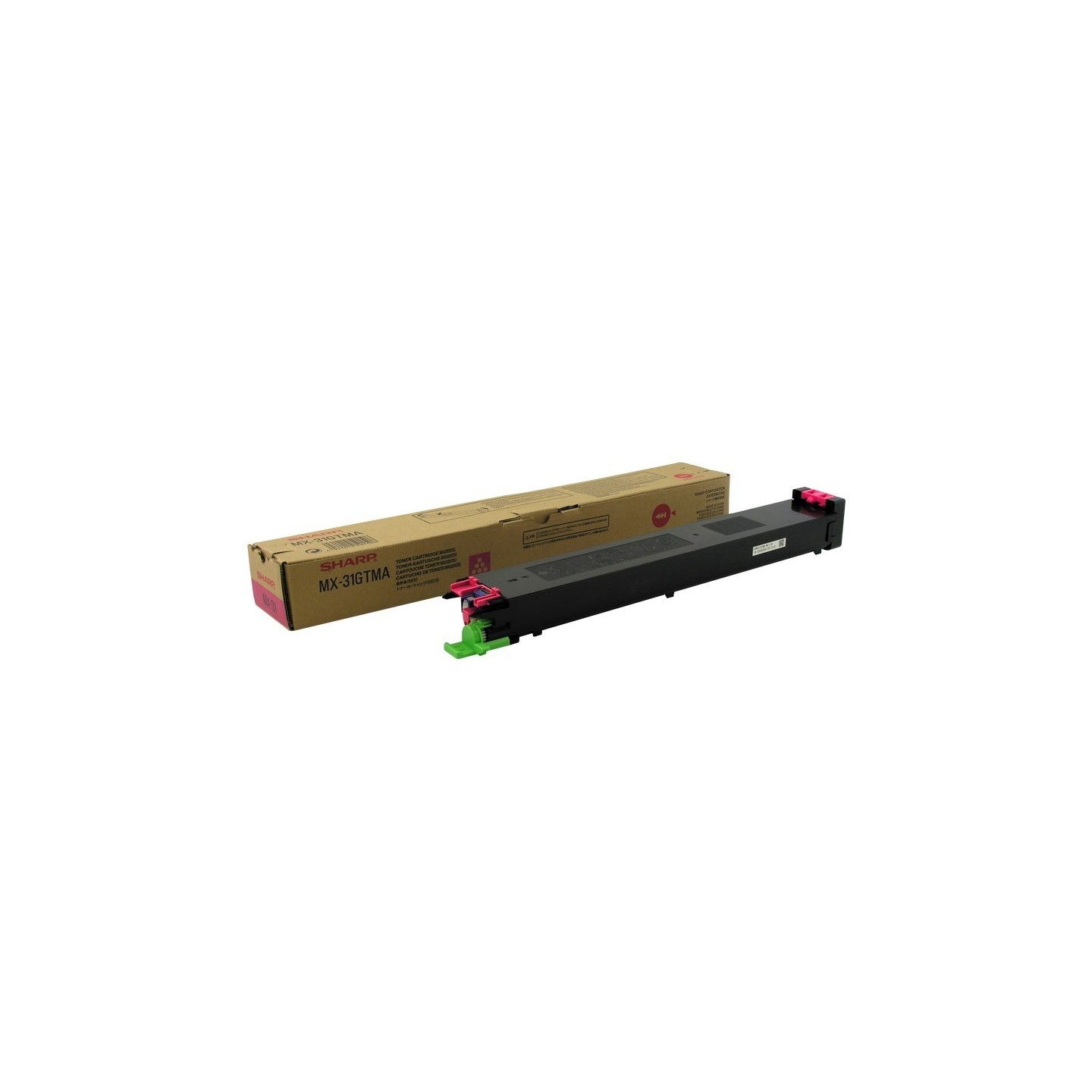 Toner magenta Sharp pour copieur MX2301N/2600N/3100N/4100/5000... (MX31GTMA), Toner Express : achat en ligne de Toner magenta Sh