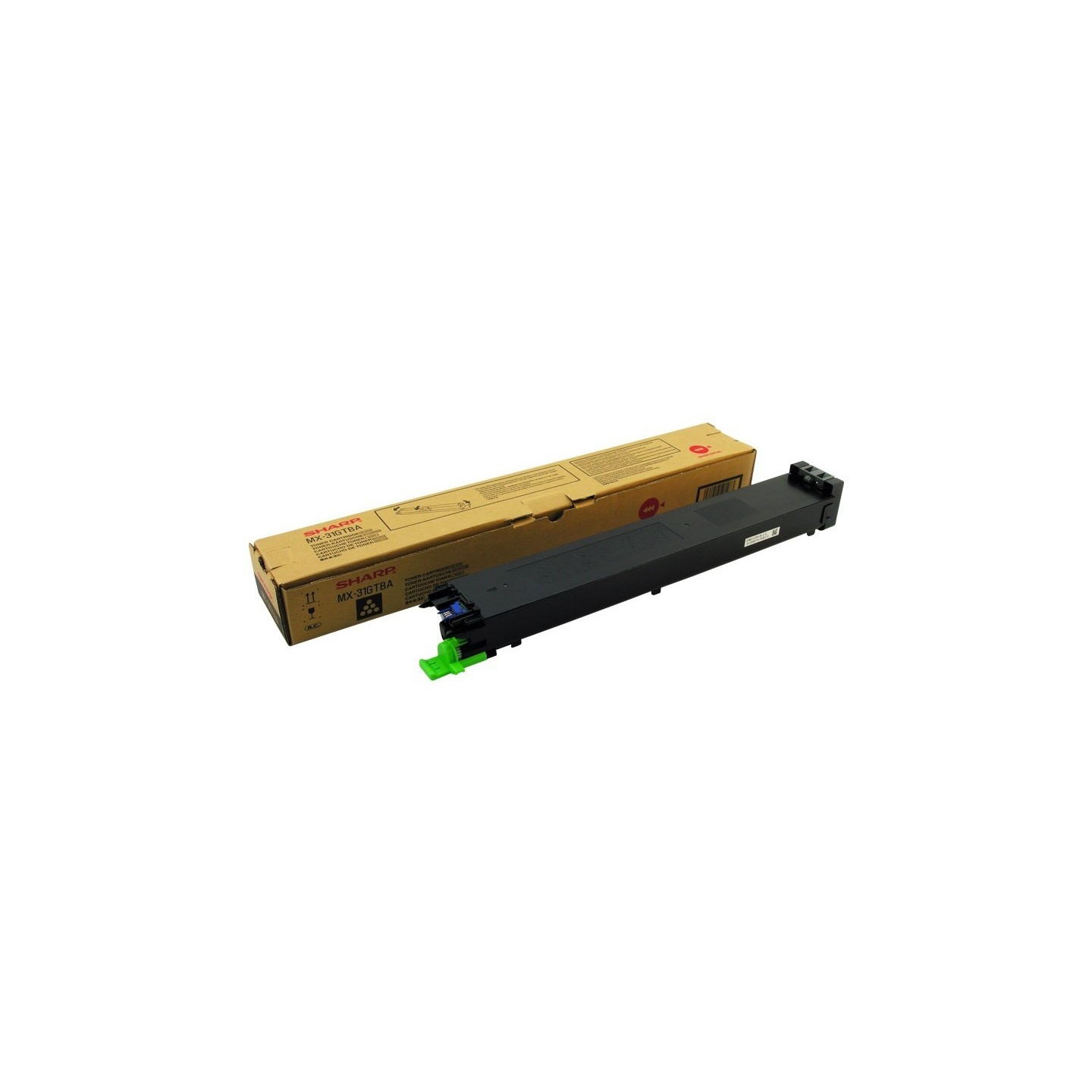 Toner noir Sharp pour copieur MX2301N/2600N/3100N (MX31GTBA), Toner Express : achat en ligne de Toner noir Sharp pour copieur MX