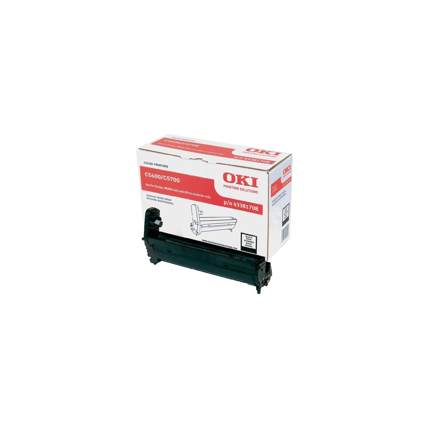 Tambour noir Oki pour C56/57, Toner Express : achat en ligne de Tambour noir Oki pour C56/57 pour imprimante