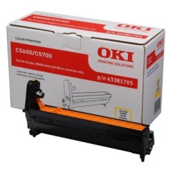 Tambour jaune Oki pour C56/57, Toner Express : achat en ligne de Tambour jaune Oki pour C56/57 pour imprimante