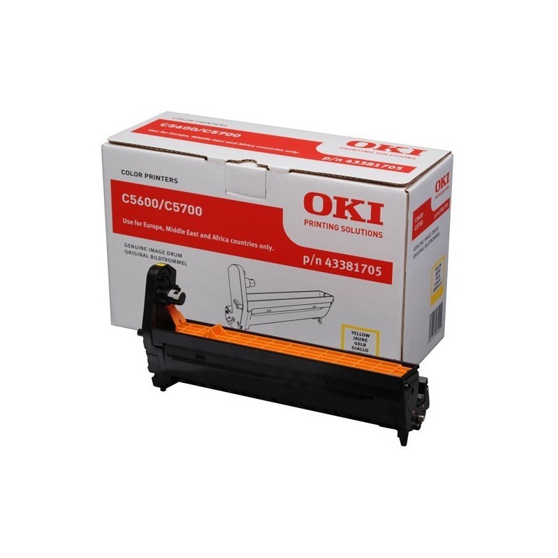 Tambour jaune Oki pour C56/57, Toner Express : achat en ligne de Tambour jaune Oki pour C56/57 pour imprimante