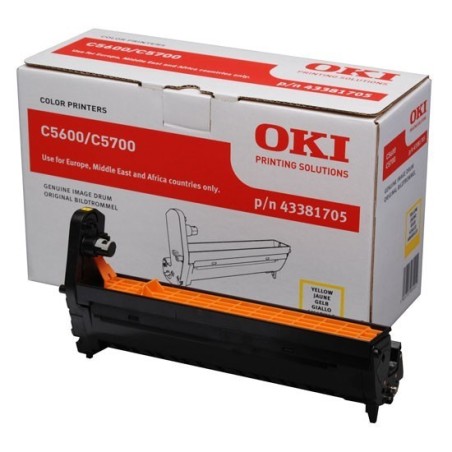 Tambour jaune Oki pour C56/57, Toner Express : achat en ligne de Tambour jaune Oki pour C56/57 pour imprimante