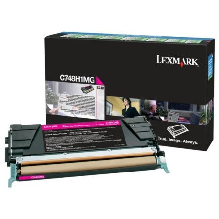 C748H1MG - Toner Lexmark Magenta Haut Rendement LRP pour gamme C748 , Toner Express : achat en ligne de Toner  Lexmak 