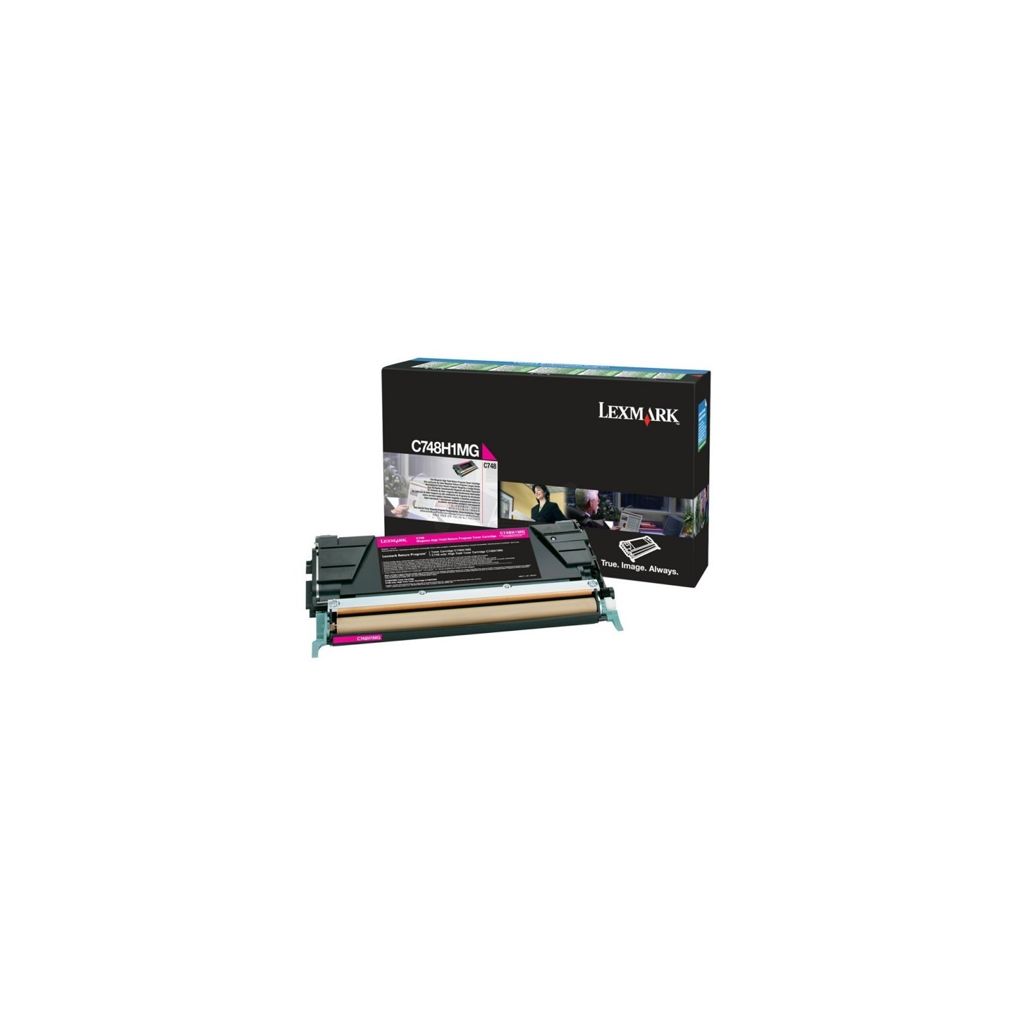 C748H1MG - Toner Lexmark Magenta Haut Rendement LRP pour gamme C748 , Toner Express : achat en ligne de Toner  Lexmak 