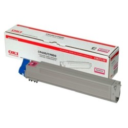 43837130 - Toner magenta OKI pour imprimante C9655, Toner Express : achat en ligne de Toner magenta OKI
