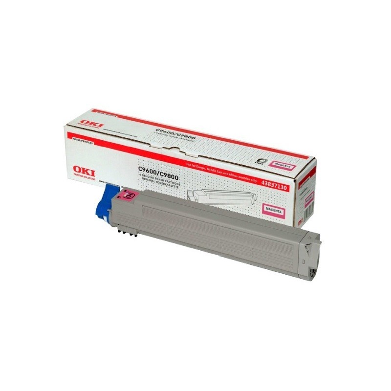 43837130 - Toner magenta OKI pour imprimante C9655, Toner Express : achat en ligne de Toner magenta OKI