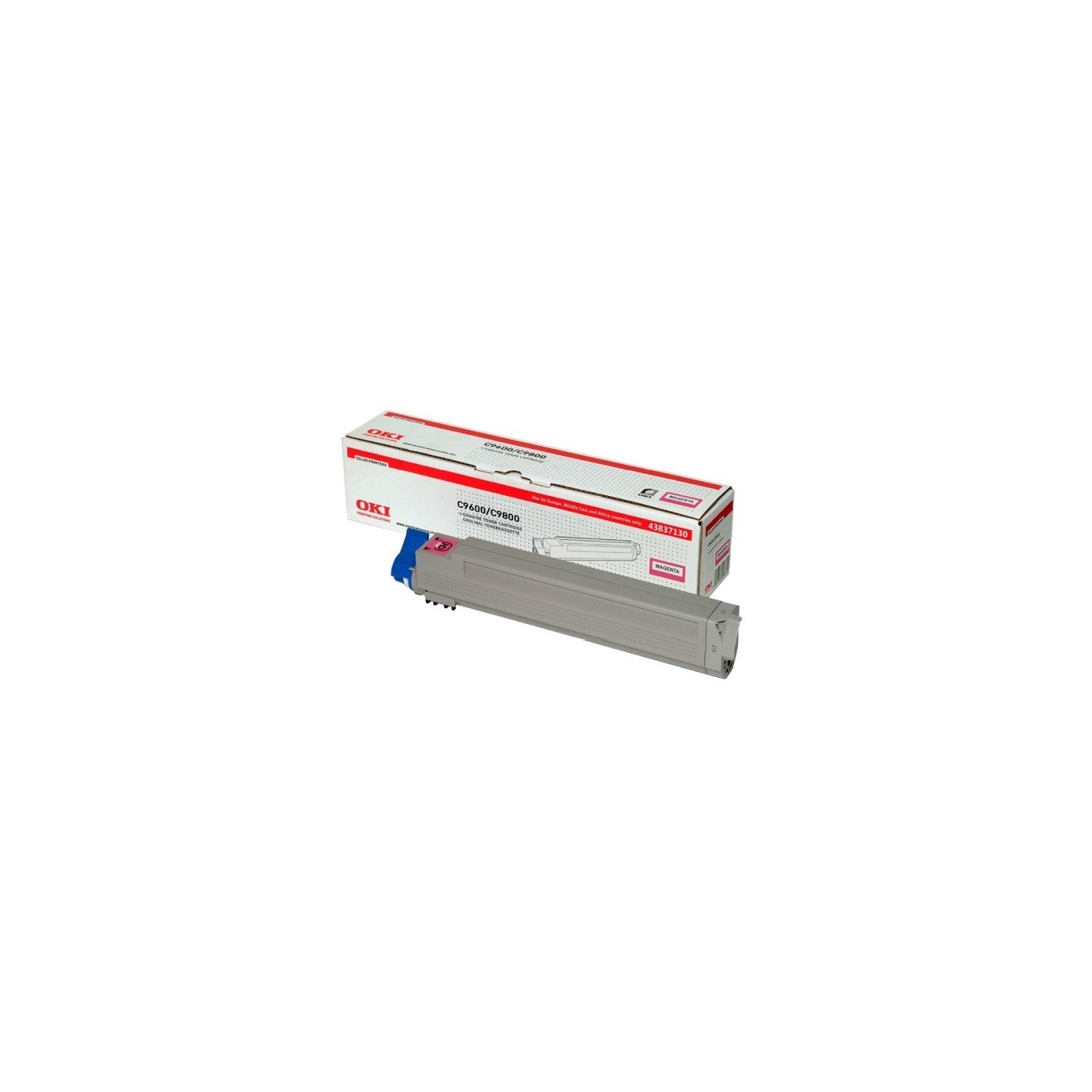 43837130 - Toner magenta OKI pour imprimante C9655, Toner Express : achat en ligne de Toner magenta OKI
