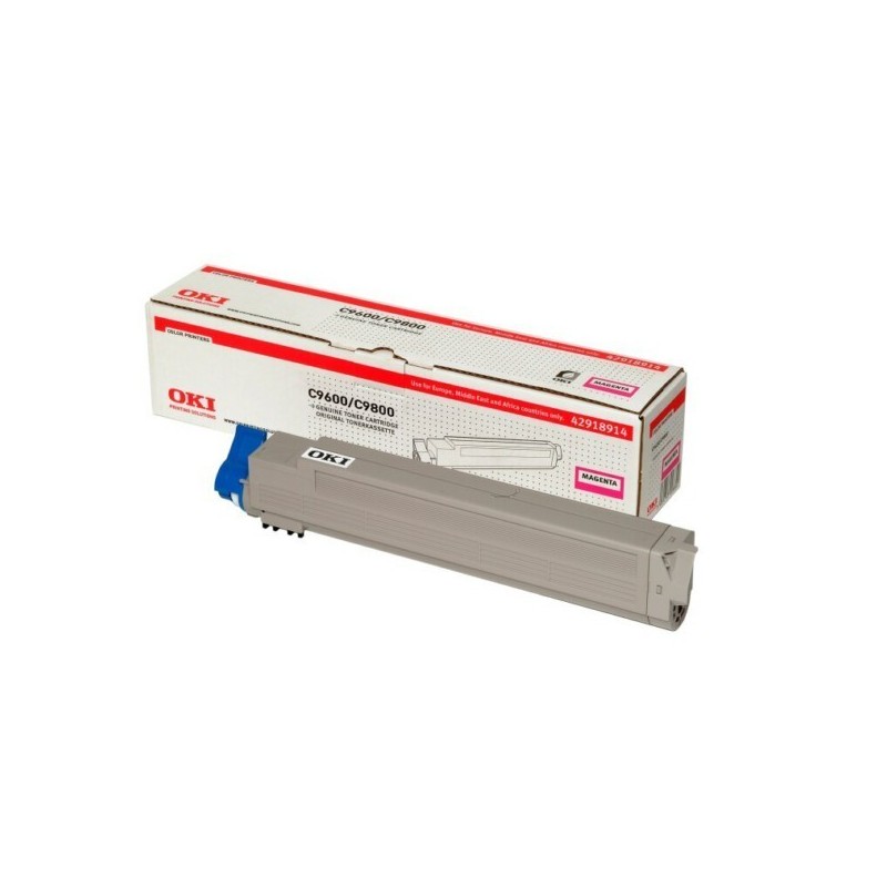 Toner magenta Oki pour C9600 / C9800, Toner Express : achat en ligne de Toner magenta Oki pour C9600 / C9800 pour imprimante