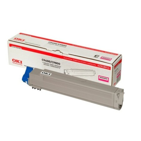 Toner magenta Oki pour C9600 / C9800, Toner Express : achat en ligne de Toner magenta Oki pour C9600 / C9800 pour imprimante