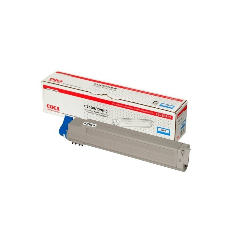 Toner cyan Oki pour C9600 / C9800, Toner Express : achat en ligne de Toner cyan Oki pour C9600 / C9800 pour imprimante