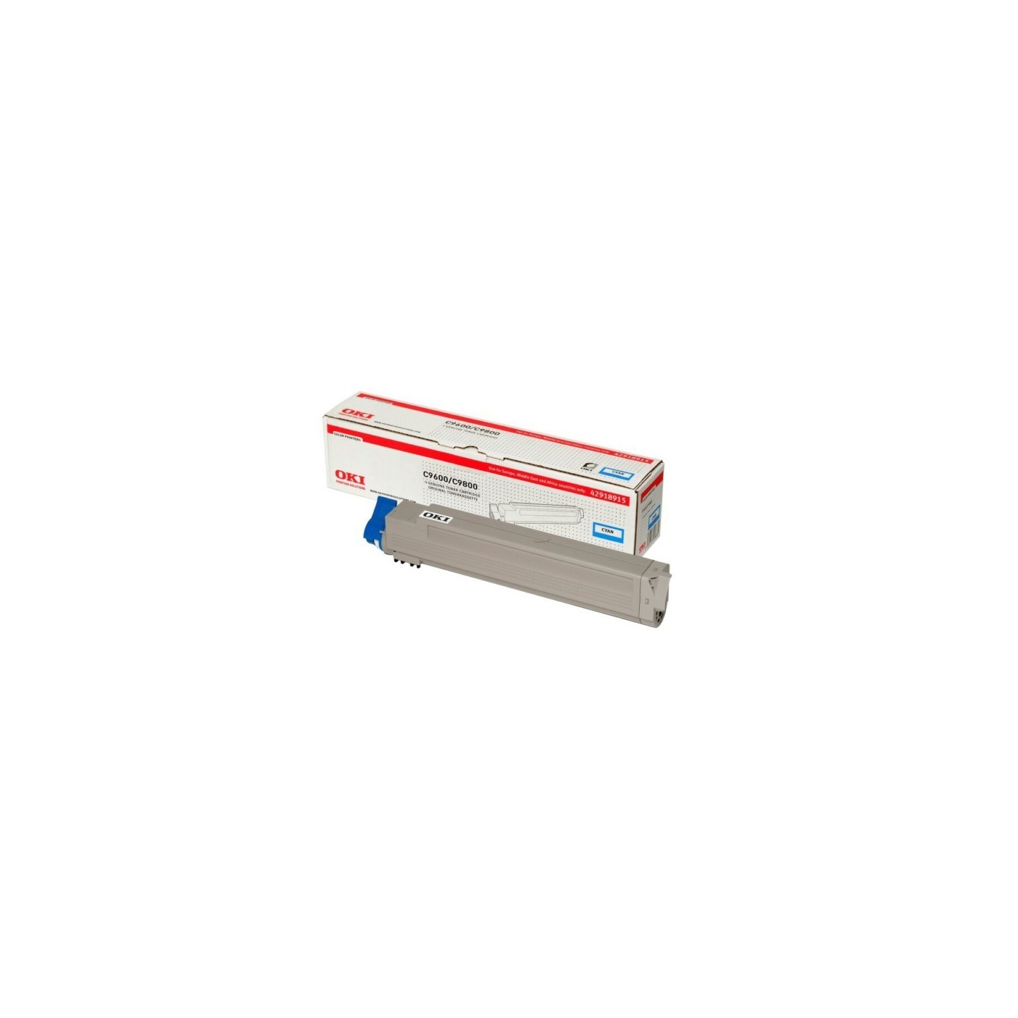 Toner cyan Oki pour C9600 / C9800, Toner Express : achat en ligne de Toner cyan Oki pour C9600 / C9800 pour imprimante