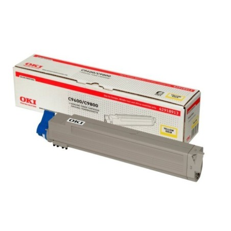 Toner jaune Oki pour C9600 / C9800, Toner Express : achat en ligne de Toner jaune Oki pour C9600 / C9800 pour imprimante