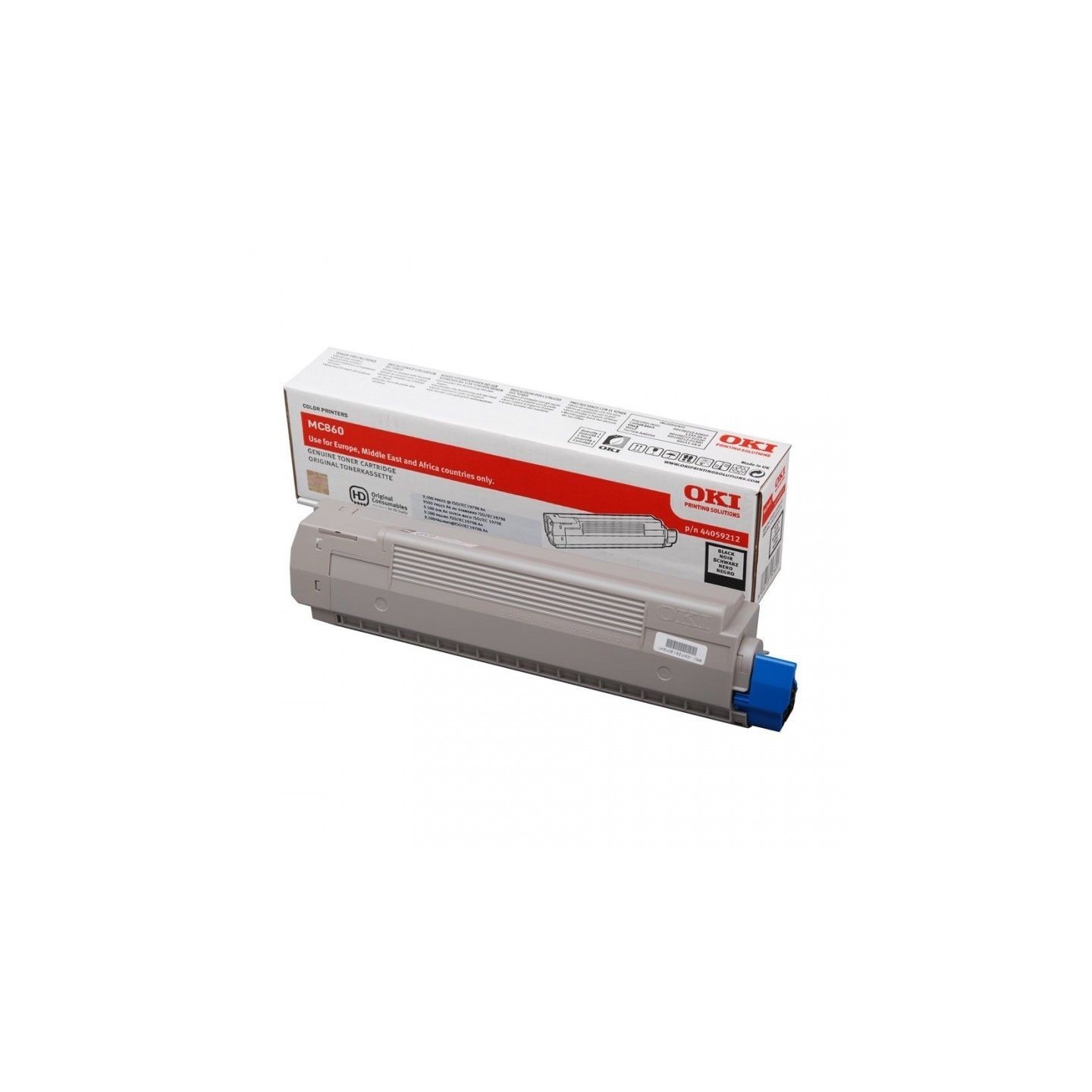 Toner noir Oki pour MC860dn / MC860cdtn / MC860cdxn, Toner Express : achat en ligne de Toner noir Oki pour MC860dn / MC860cdtn /