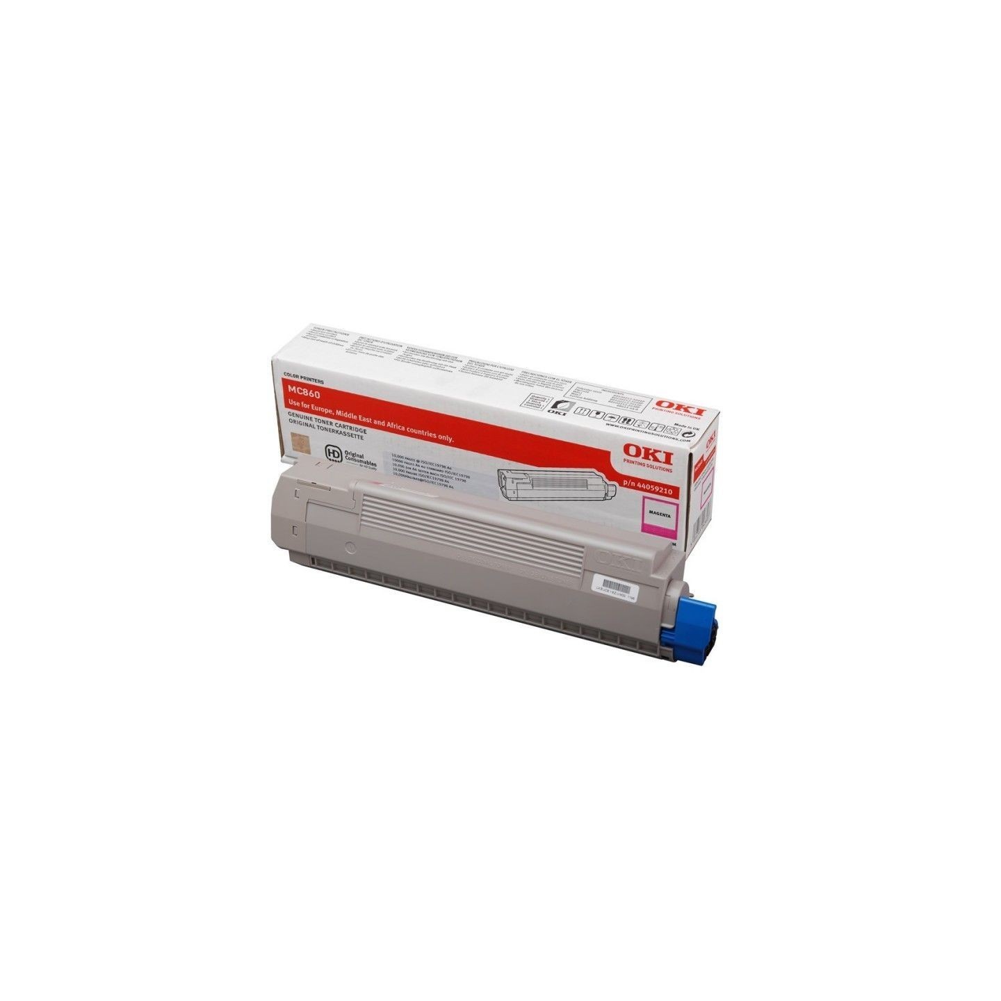 Toner magenta Oki pour MC860dn / MC860cdtn / MC860cdxn, Toner Express : achat en ligne de Toner magenta Oki pour MC860dn / MC860