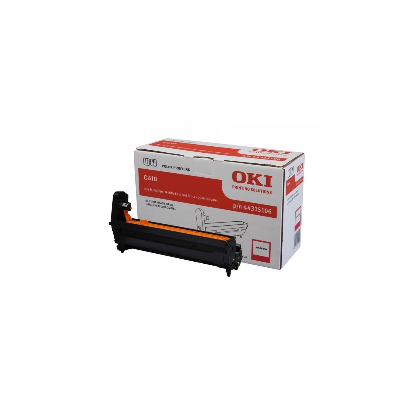 Tambour magenta Oki pour C610, Toner Express : achat en ligne de Tambour magenta Oki pour C610 pour imprimante