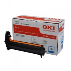 44315107 - Tambour cyan Oki pour imprimante C610, Toner Express : achat en ligne de Tambour cyan Oki 
