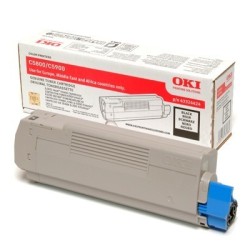 43324424 -Toner noir Oki pour imprimante C5800/C5900..., Toner Express : achat en ligne de Toner noir Oki