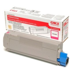 43324422 - Toner magenta Oki pour imprimante C5800/C5900..., Toner Express : achat en ligne de Toner magenta Oki 