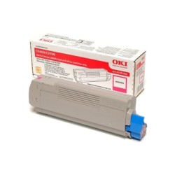 43381906 - Toner magenta Oki pour imprimante C5600/C5700, Toner Express : achat en ligne de Toner magenta Oki 