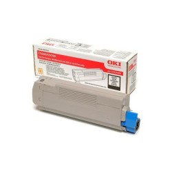 43324408 - Toner noir Oki pour imprimante C5600/C5700, Toner Express : achat en ligne de Toner noir Oki 
