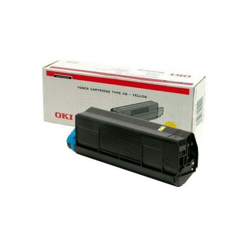 Toner Jaune Oki 42127405 ( TYPE C6 ) haute capacité, Toner Express : achat en ligne de Toner Jaune Oki 42127405 ( TYPE C6 ) haut