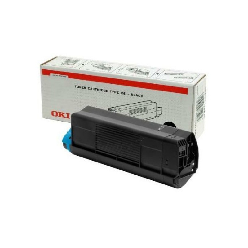 Toner Noir Haute capacité pour Oki 42127408 ( TYPE C6 ), Toner Express : achat en ligne de Toner Noir Haute capacité pour Oki 42