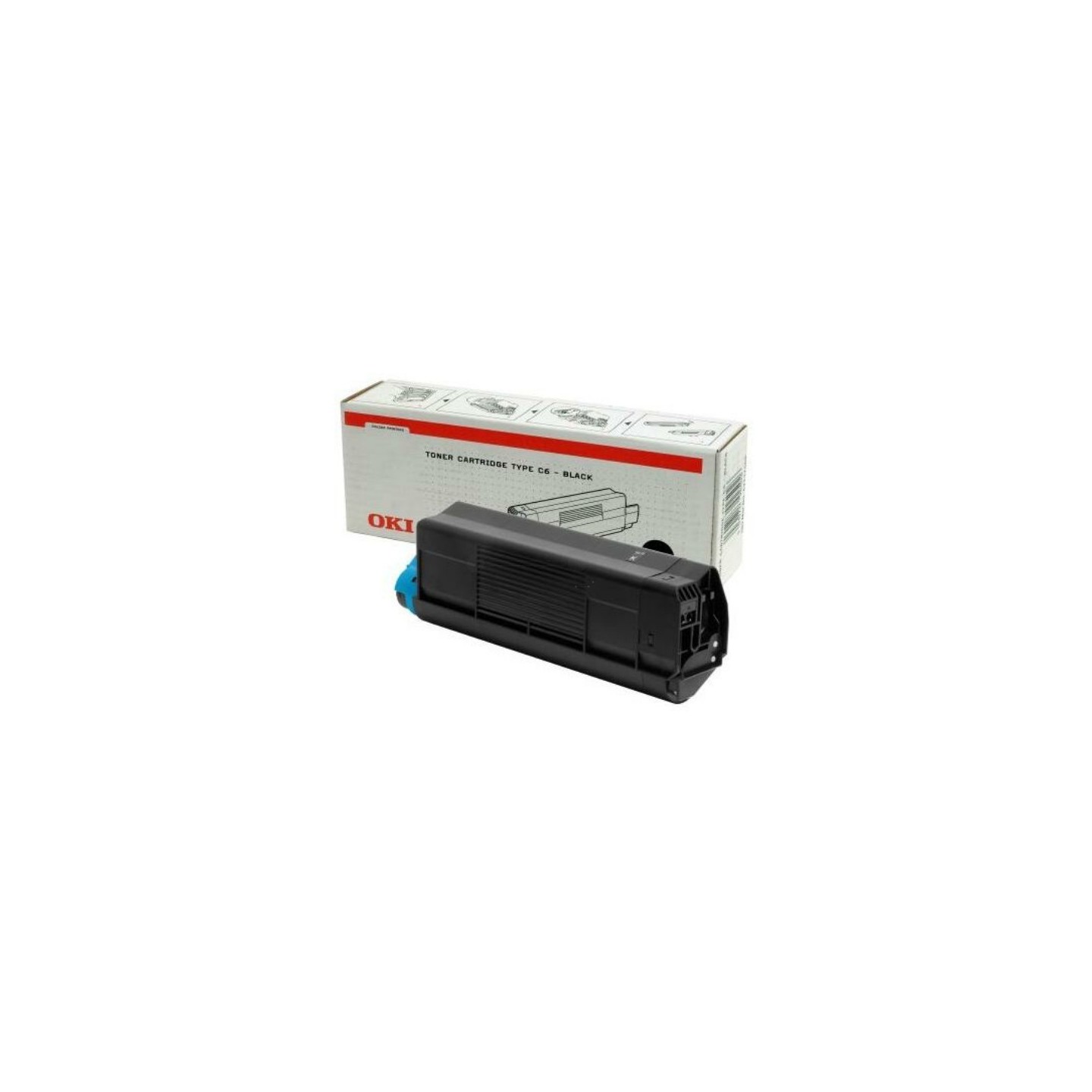 Toner Noir Haute capacité pour Oki 42127408 ( TYPE C6 ), Toner Express : achat en ligne de Toner Noir Haute capacité pour Oki 42