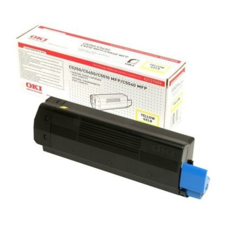 42127454 - Toner jaune Oki pour C5250/C5450/C5510MFP..., Toner Express : achat en ligne de Toner jaune Oki