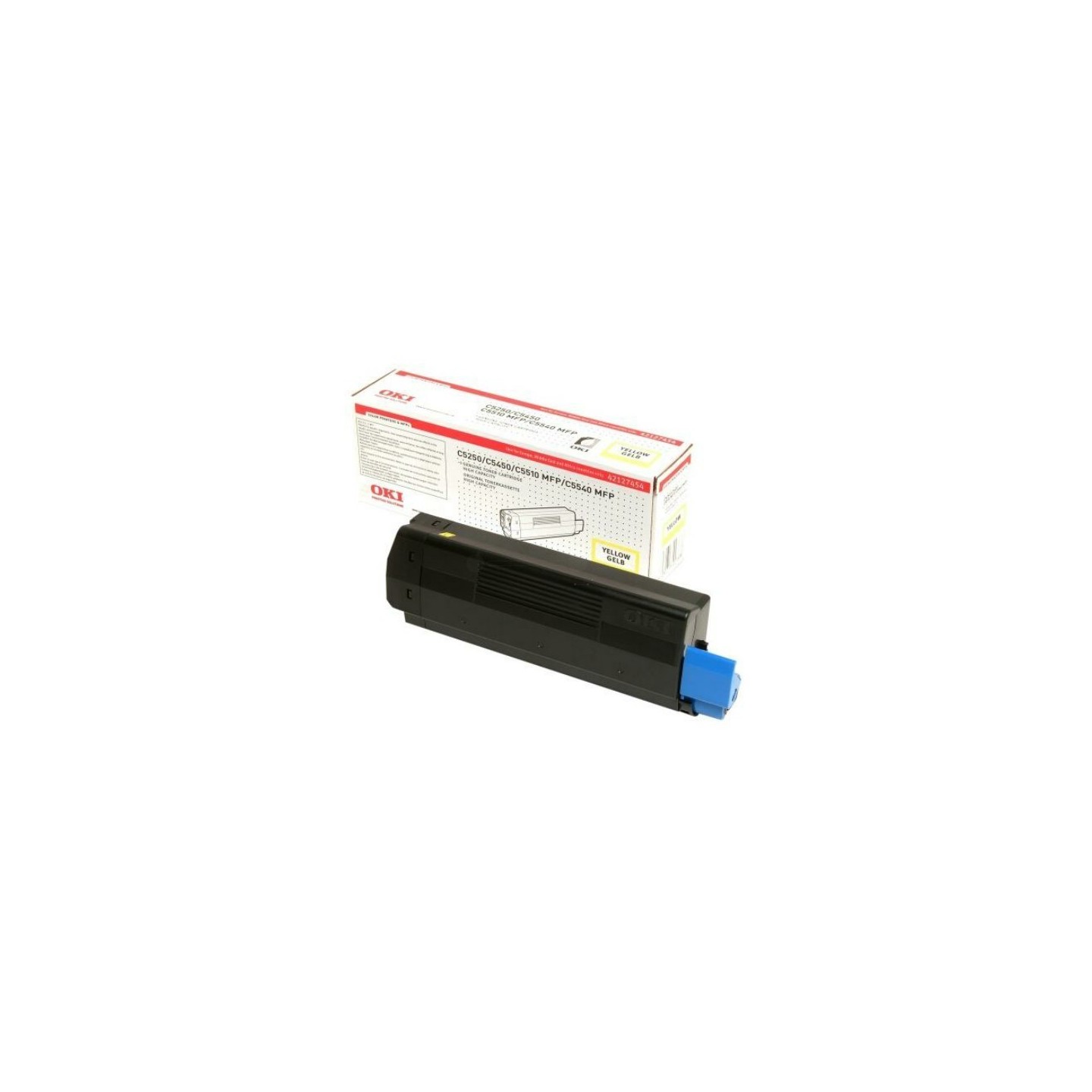 42127454 - Toner jaune Oki pour C5250/C5450/C5510MFP..., Toner Express : achat en ligne de Toner jaune Oki