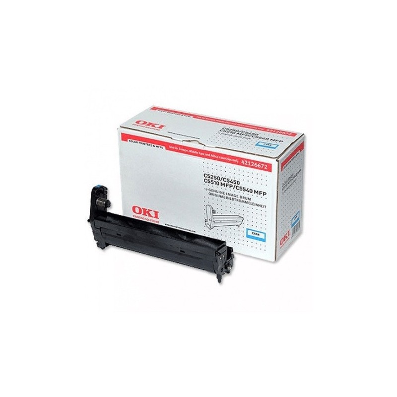 42126672 - Tambour cyan Oki pour C5250/C5450/C5510MFP..., Toner Express : achat en ligne de Tambour cyan Oki 
