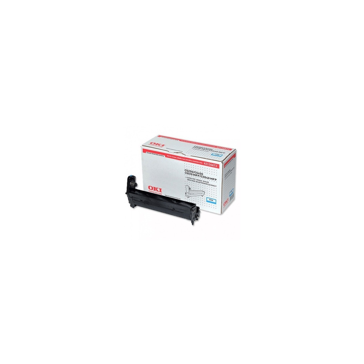 42126672 - Tambour cyan Oki pour C5250/C5450/C5510MFP..., Toner Express : achat en ligne de Tambour cyan Oki 