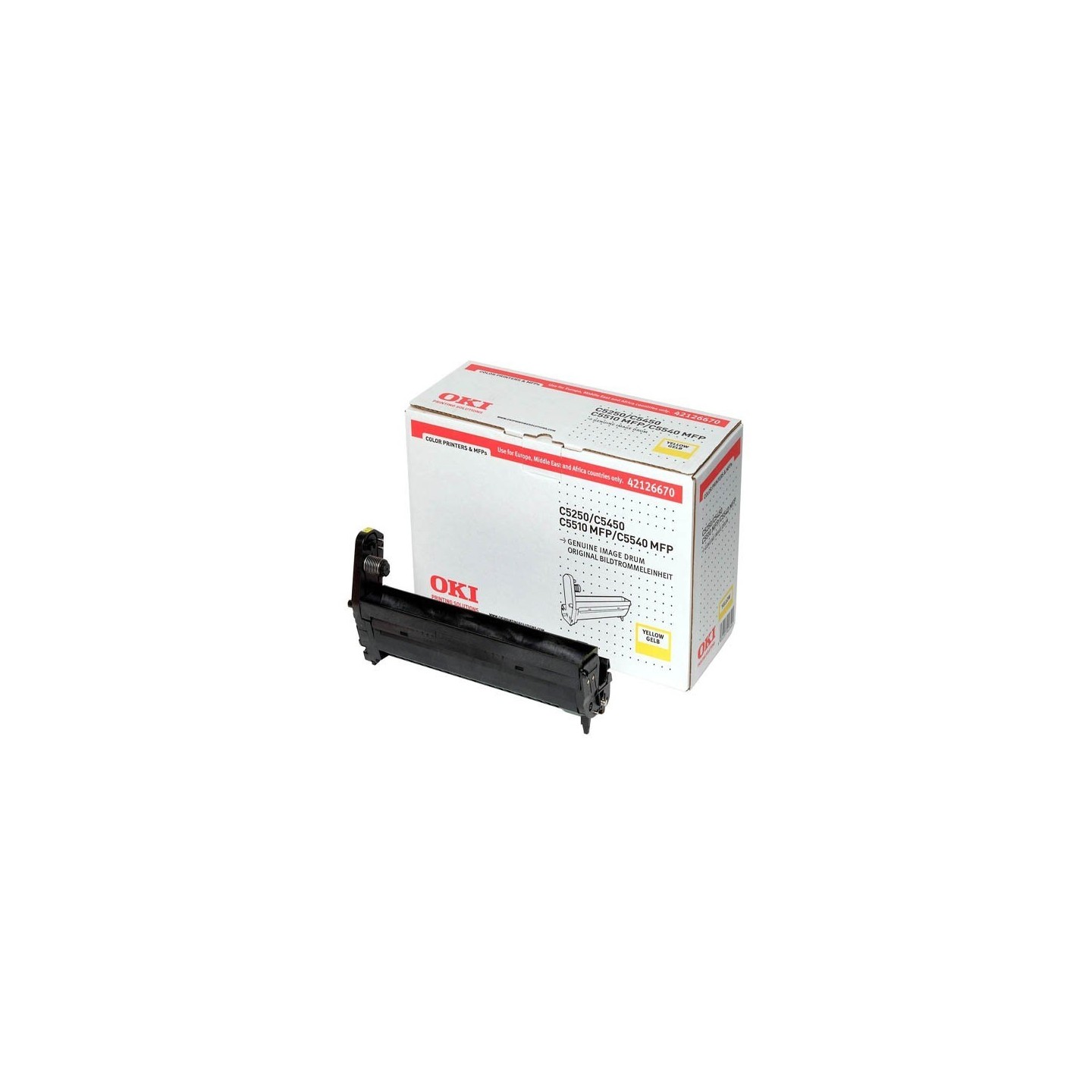 Tambour jaune Oki pour C5X50/55X0MFP, Toner Express : achat en ligne de Tambour jaune Oki pour C5X50/55X0MFP pour imprimante