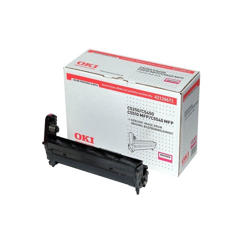 42126671 - Tambour magenta Oki pour C5250/C5450/C5510MFP..., Toner Express : achat en ligne de Tambour magenta Oki