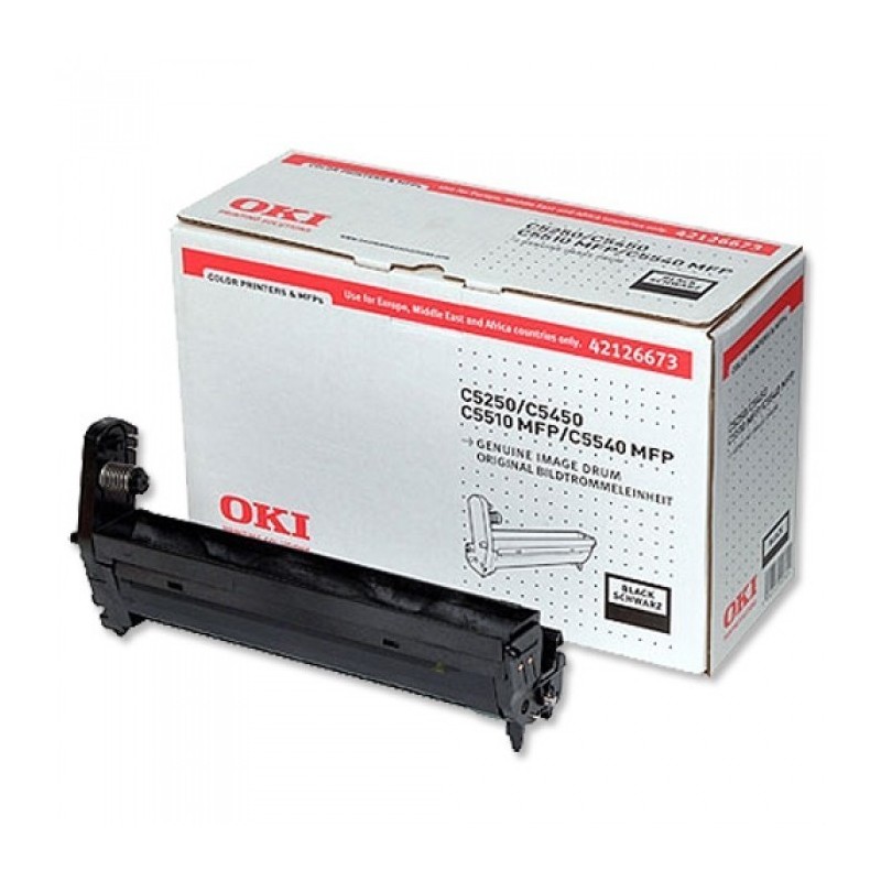 42126673 - Tambour noir Oki pour C5250/C5450/C5510MFP..., Toner Express : achat en ligne de Tambour noir Oki