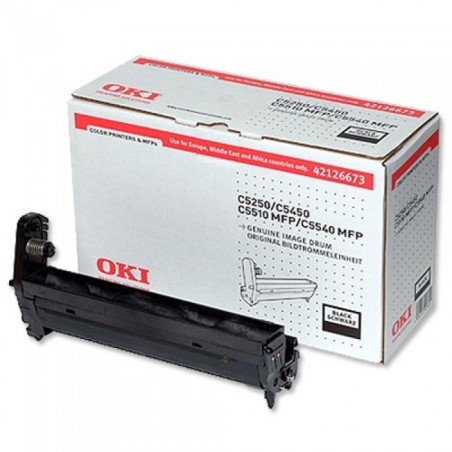 42126673 - Tambour noir Oki pour C5250/C5450/C5510MFP..., Toner Express : achat en ligne de Tambour noir Oki