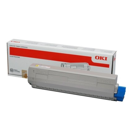 Toner jaune Oki pour C821, Toner Express : achat en ligne de Toner jaune Oki pour C821 pour imprimante