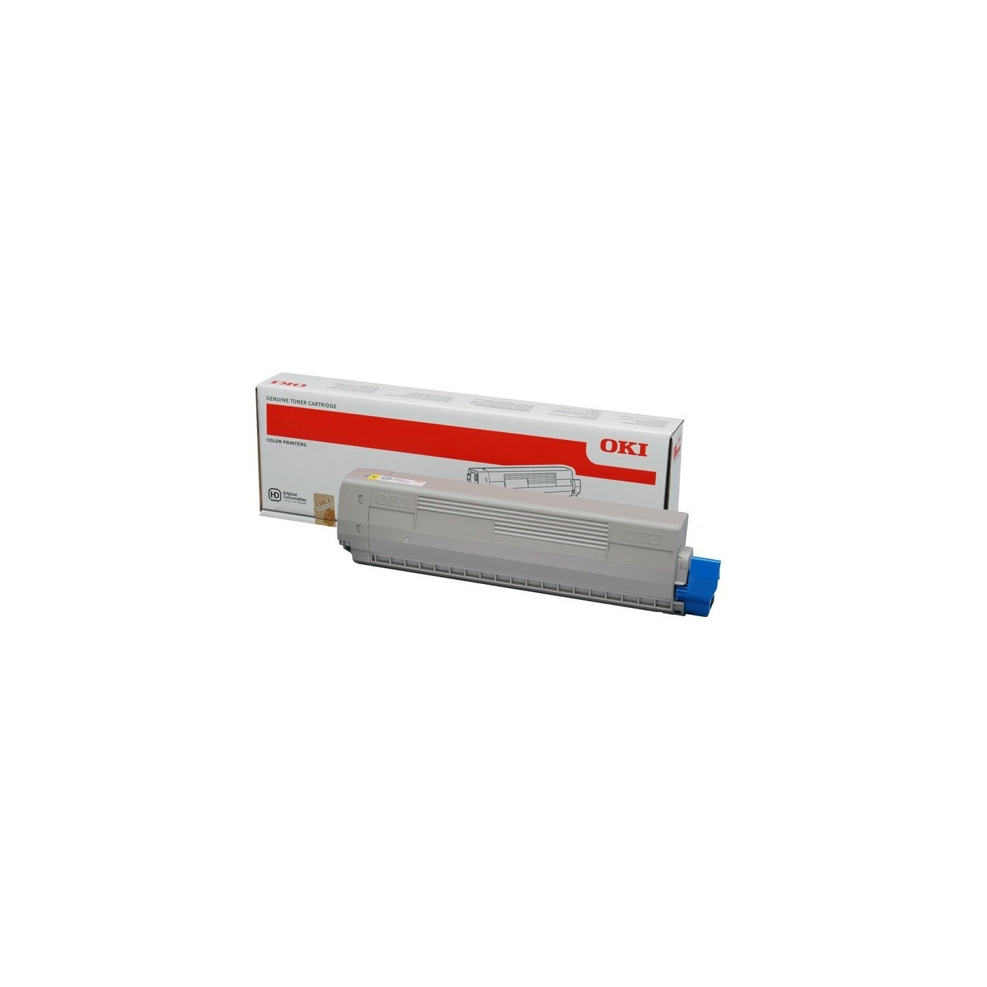 Toner jaune Oki pour imprimante Oki C8600 / C8800, Toner Express : achat en ligne de Toner jaune Oki pour imprimante Oki C8600 /