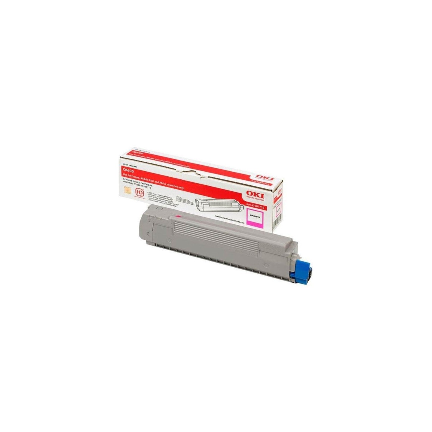 Toner magenta Oki pour imprimante Oki C8600 / C8800, Toner Express : achat en ligne de Toner magenta Oki pour imprimante Oki C86