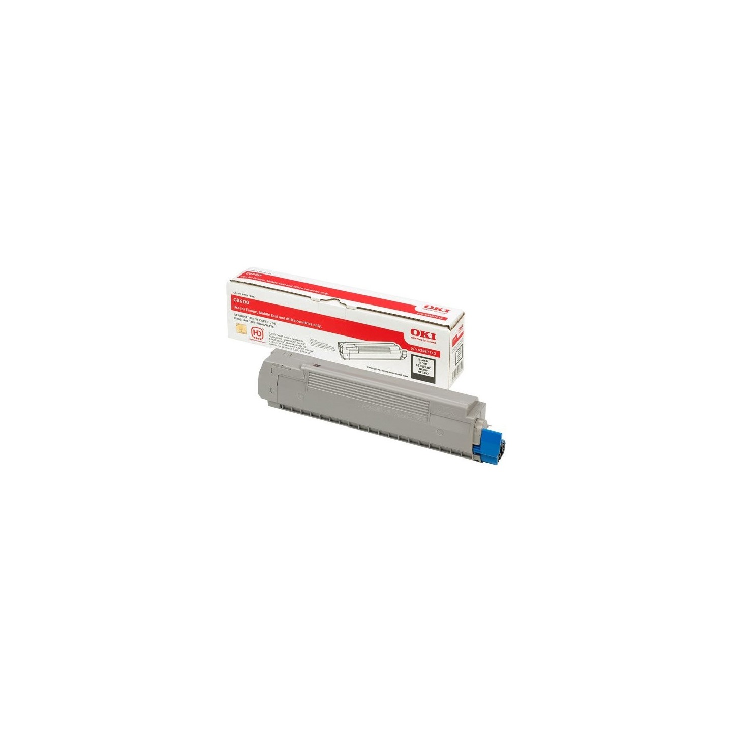 Toner noir Oki pour imprimante Oki C8600 / C8800, Toner Express : achat en ligne de Toner noir Oki pour imprimante Oki C8600 / C