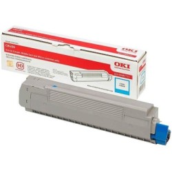 Toner cyan Oki pour imprimante Oki C8600 / C8800, Toner Express : achat en ligne de Toner cyan Oki pour imprimante Oki C8600 / C