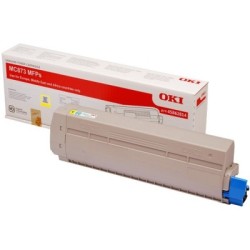 Toner Jaune haute capacité Oki pour MC873, MC883dn...