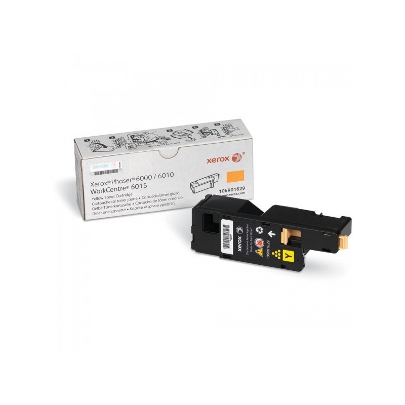 Toner jaune Xerox pour Phaser 6000 / 6010, Toner Express : achat en ligne de Toner jaune Xerox pour Phaser 6000 / 6010 pour impr