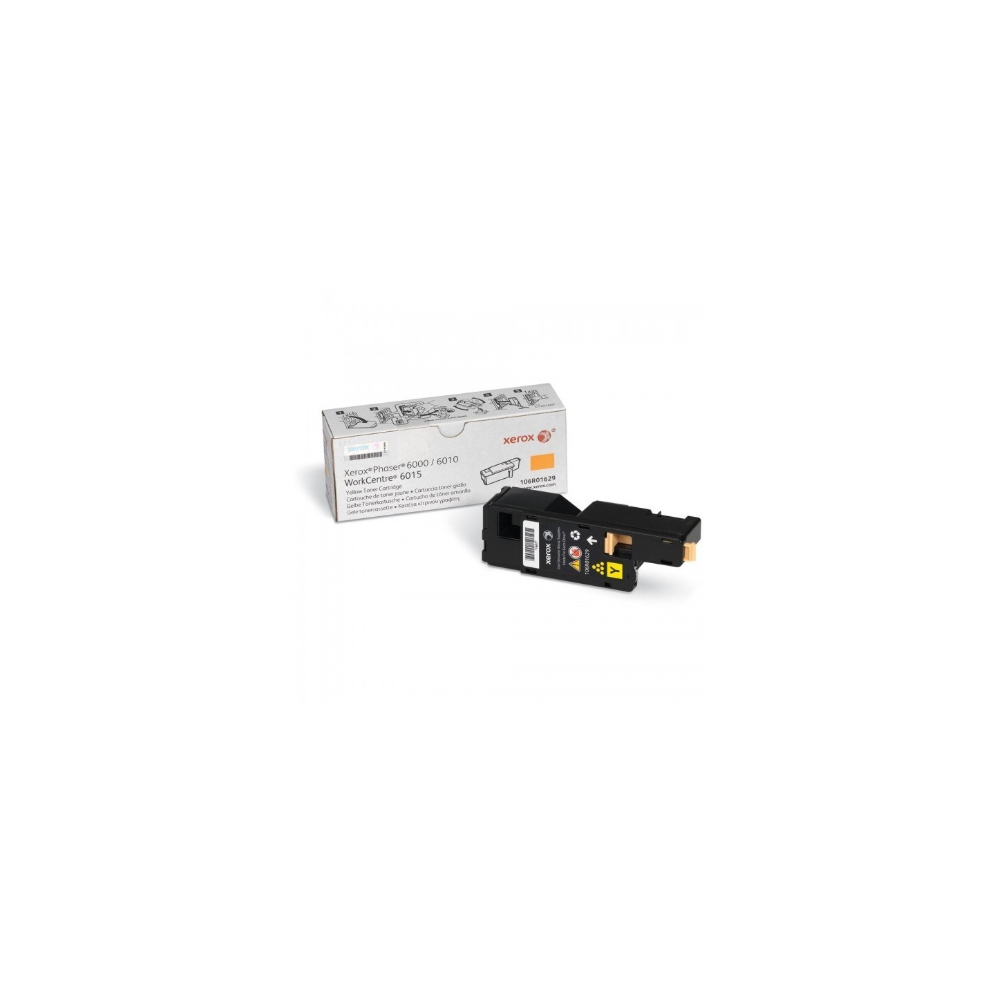 Toner jaune Xerox pour Phaser 6000 / 6010, Toner Express : achat en ligne de Toner jaune Xerox pour Phaser 6000 / 6010 pour impr