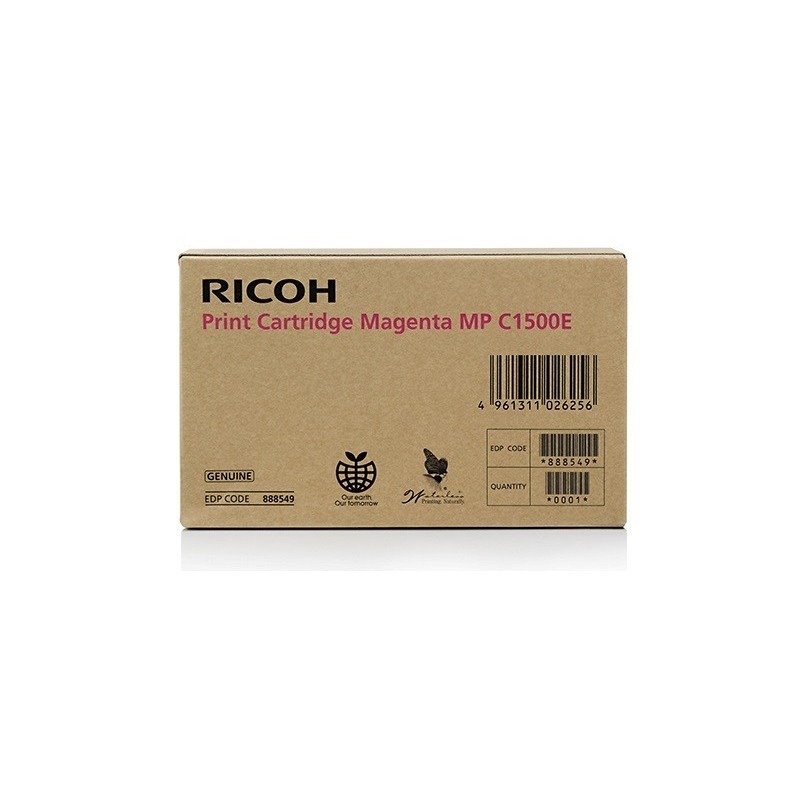 Cartouche d'encre gel magenta Ricoh pour Aficio MPC1500 / MPC1500SP, Toner Express : achat en ligne de Cartouche d'encre gel mag