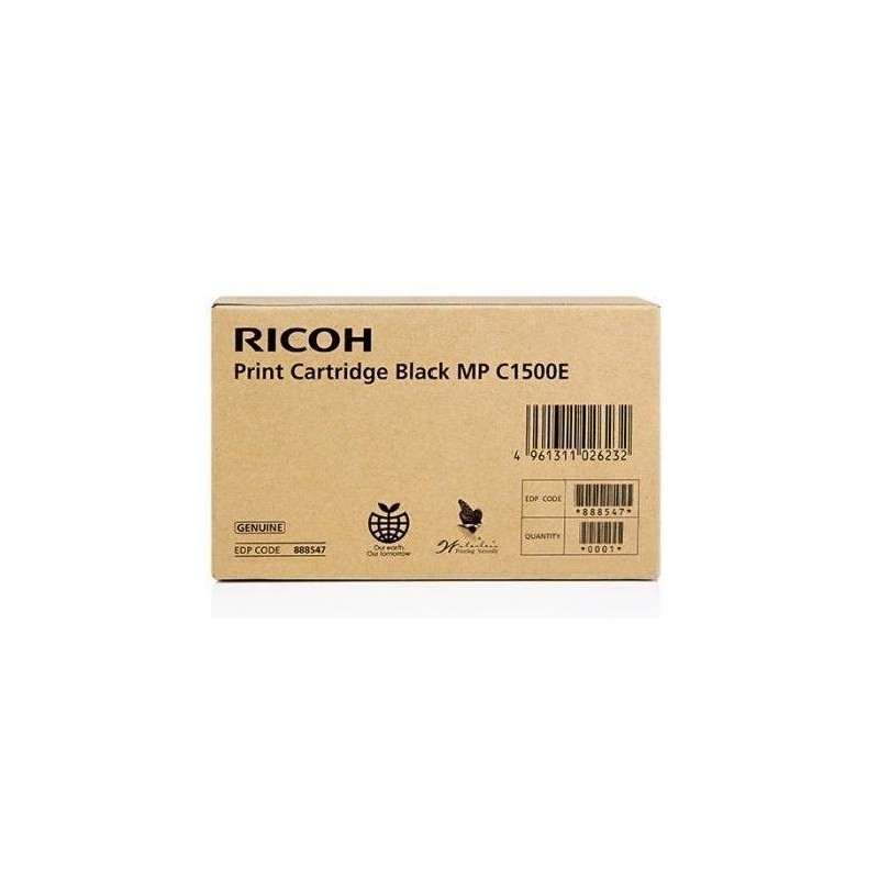 Cartouche d'encre gel noir Ricoh pour Aficio MPC1500 / MPC1500SP, Toner Express : achat en ligne de Cartouche d'encre gel noir R