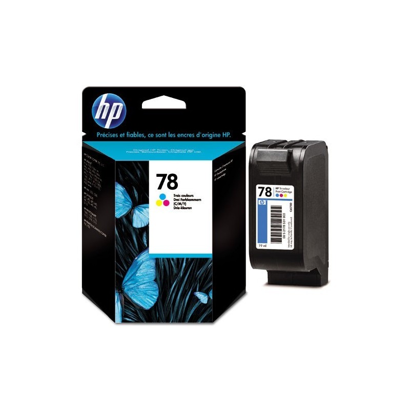 Cartouche 3 Couleurs HP pour Deskjet 1220 (N°78), Toner Express : achat en ligne de Cartouche 3 Couleurs HP pour Deskjet 1220 (N