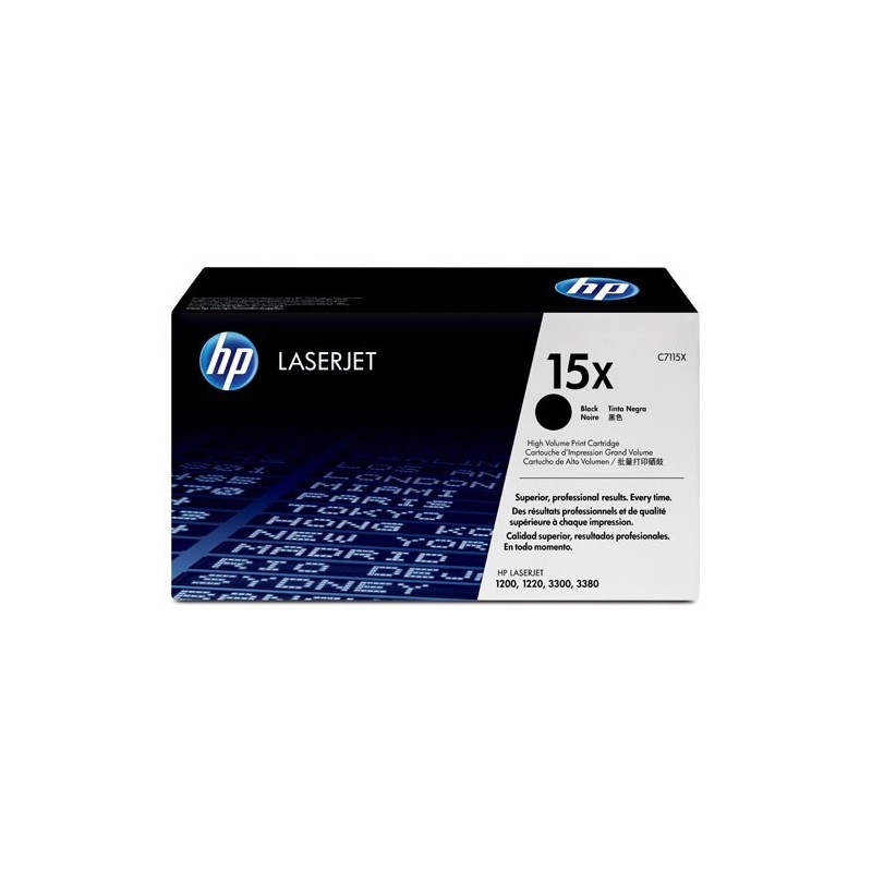 Toner HP Haute Capacité pour laserjet 1200 ... (15X), Toner Express : achat en ligne de Toner HP Haute Capacité pour laserjet 12